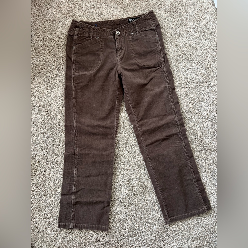 KUHL Mountain Culture Women’s Brown Straight Leg Corduroy 10S